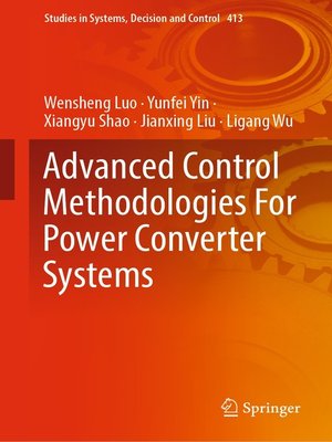 cover image of Advanced Control Methodologies For Power Converter Systems